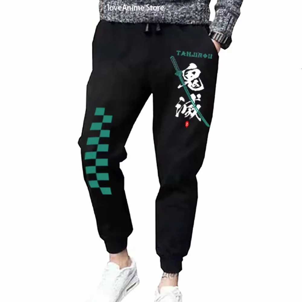 2025 Japanese Anime Demon Slayer Women Pants Running Pants Joggers for Men Sweatpant Sport Jogging Fitness Gym Fleece Trousers 250214