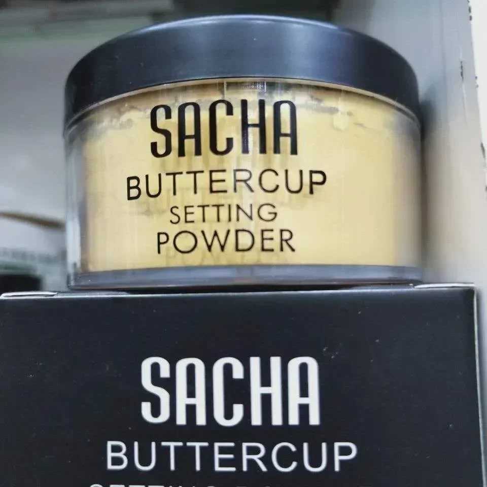 Sacha Buttercup sets transparent dough powder as makeup base or loose dough with concealer baseXJ250224