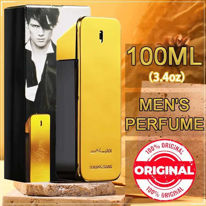 Original 00ml Million Gold Men Perfume Cologne Perfumes Masculine Men Long-Lasting Body Spray Fragrance Pheromone Perfume W250224