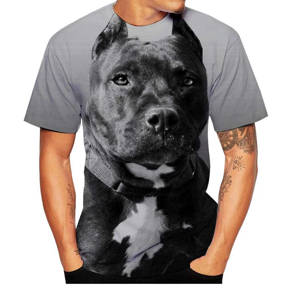 Funny Cute Dogs T-Shirts Animal 3D Print Streetwear Men Women Casual Fashion Oversized T Shirt Harajuku Kids Tees Tops Clothing W250224
