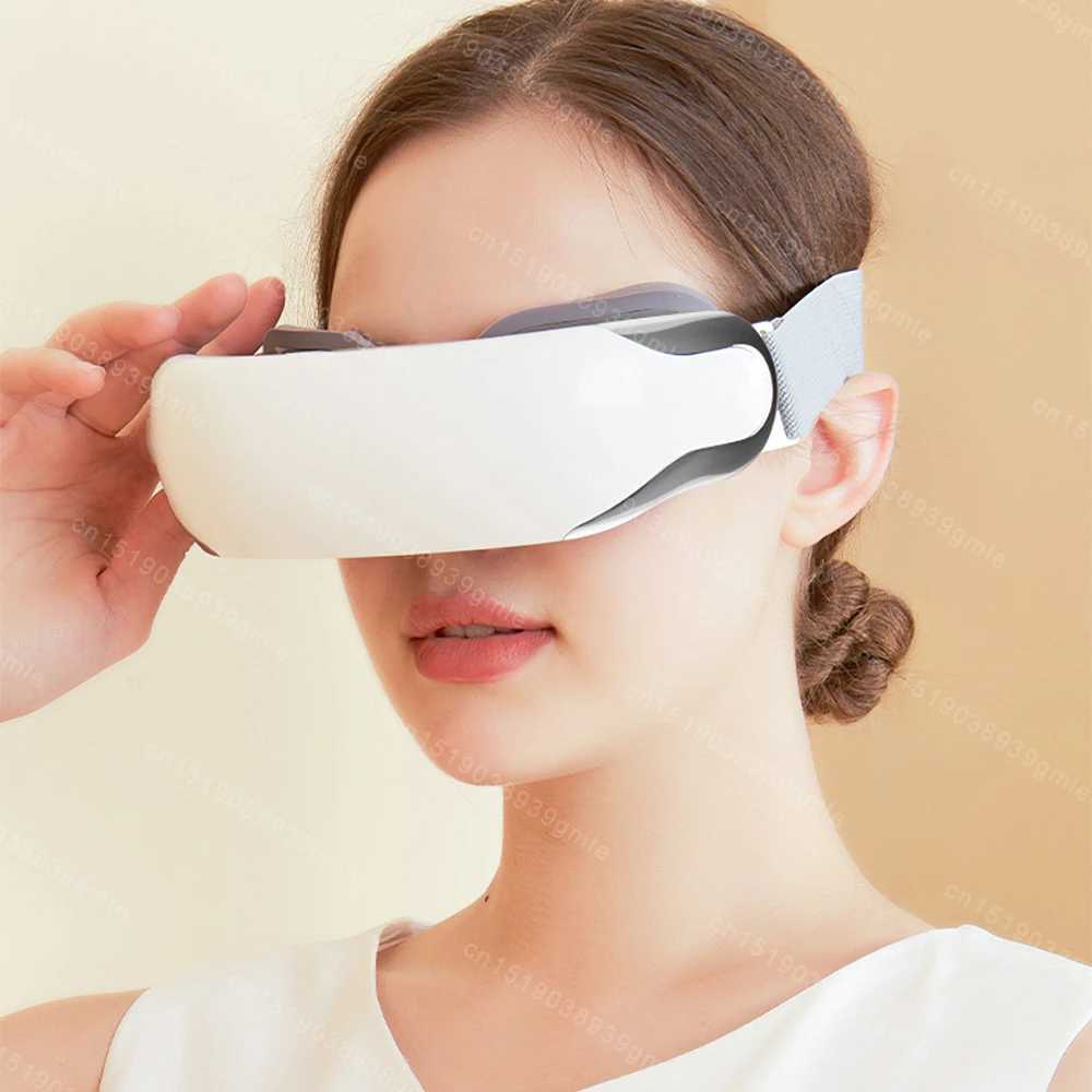 Eye Care Massage Instrument Eye Mask Vibration Hot Compress Stimulating Acupoints Massager Deeply Relieving Fatigue Spa SiliconeXJ250224
