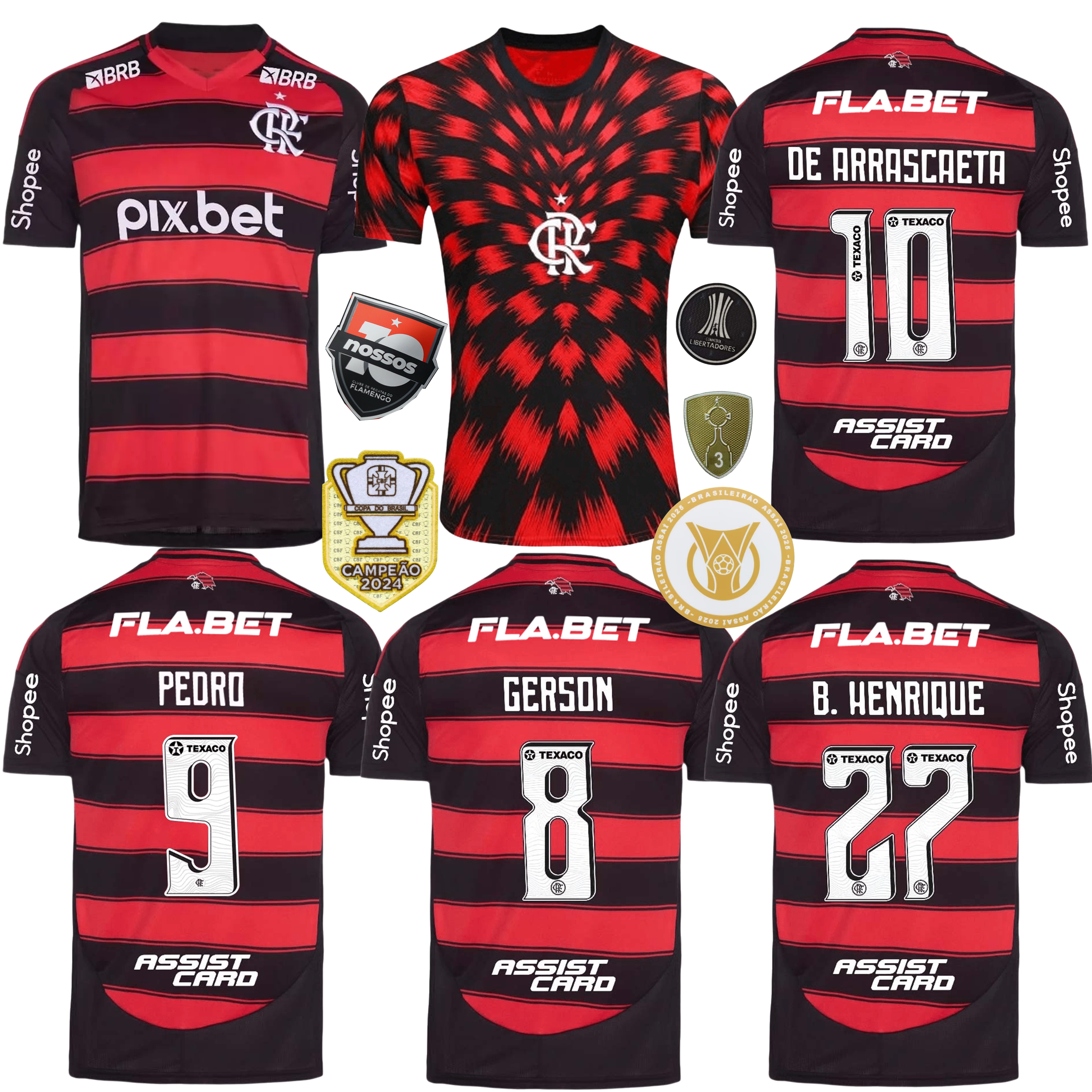 2025 2026 Flamengo soccer jerseys 25 26 Flamenco home away 3rd Camisa PEDRO DANILO DE ARRASCAETA PEDRO football shirt