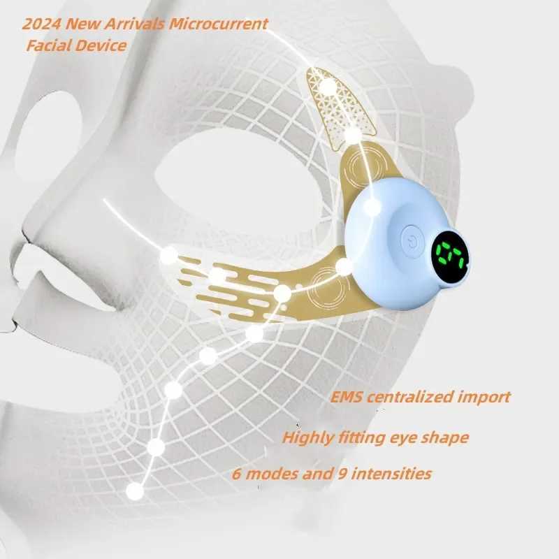 EMS Eye Mask Patch Face Eye Massager Muscle Stimulator Facial Massagers Beauty Eyes Lifting Fatigue Relief eye bags dark circlesXJ250224
