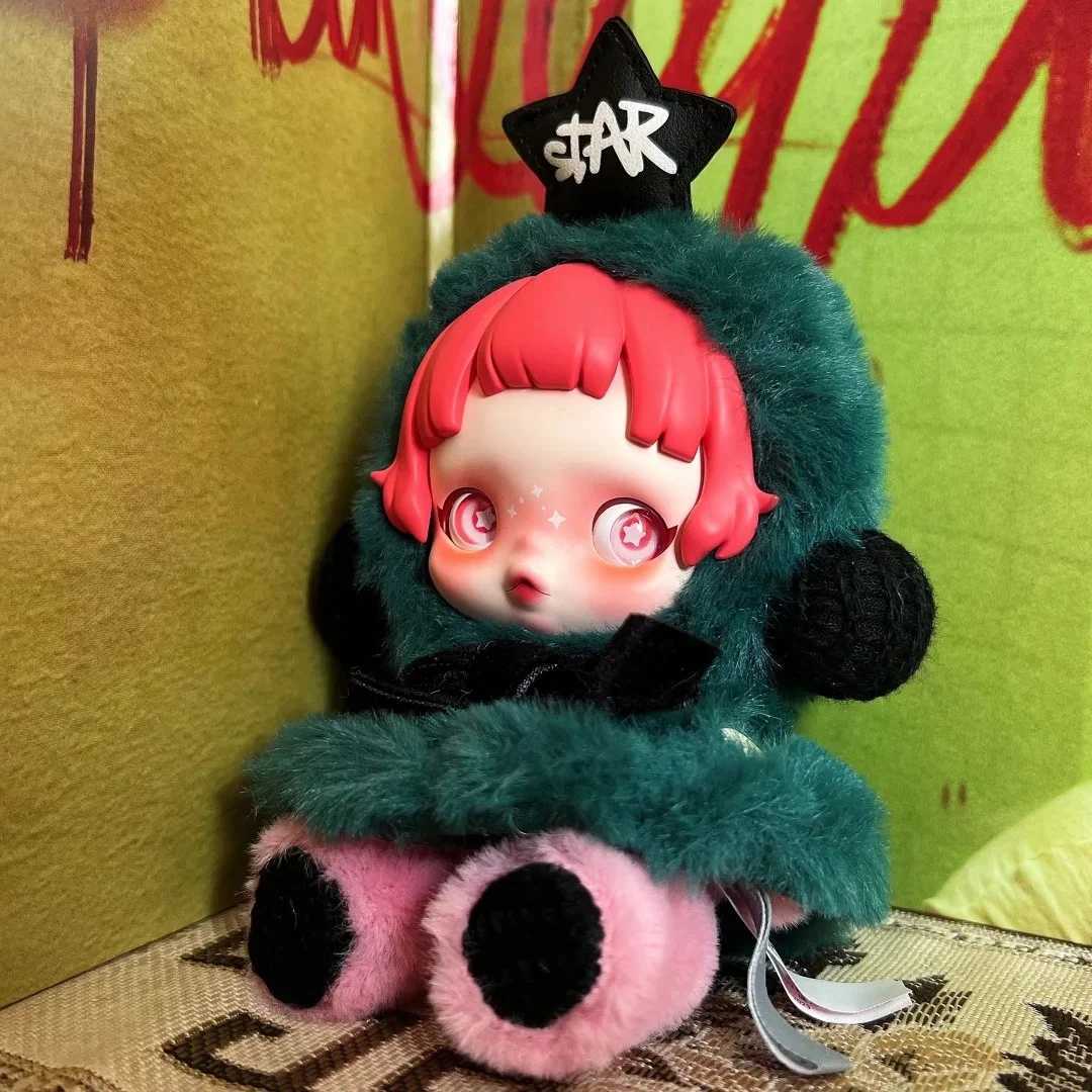 New Genuine Skullpanda Winter Music Series Pendant Sp Doll Blind Box Desktop Ornament Christmas Peripheral Exquisite GiftT250224