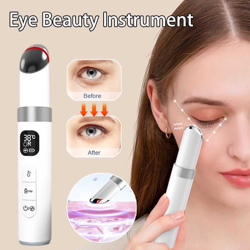 Electric Eye Massager EMS Microcurrent Eye Care Remove Dark Circles Eye Bags Vibration Hot Massage Relax Eye Massage InstrumentXJ250224