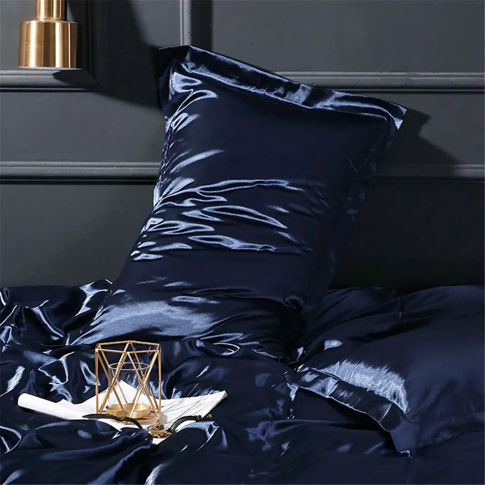 Mulberry Silk Pillowslip Pillow Case Home Decor Anti-wrinkle Skin-friendly Mulberry Silk Pillowslip Pillowcase Pillows Cover 250224