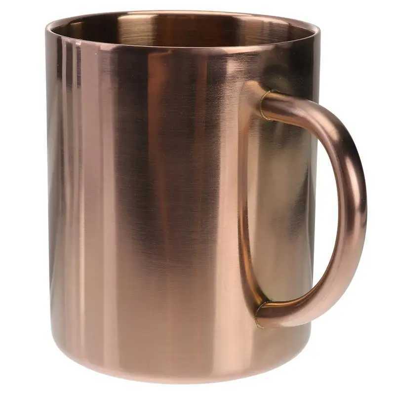 Moscow Glasses Goblet Mug Martini Mule Copper Cocktail Whiskey Bar Beverage Beer Coffee Mug Flutes Cups GobletsC250224