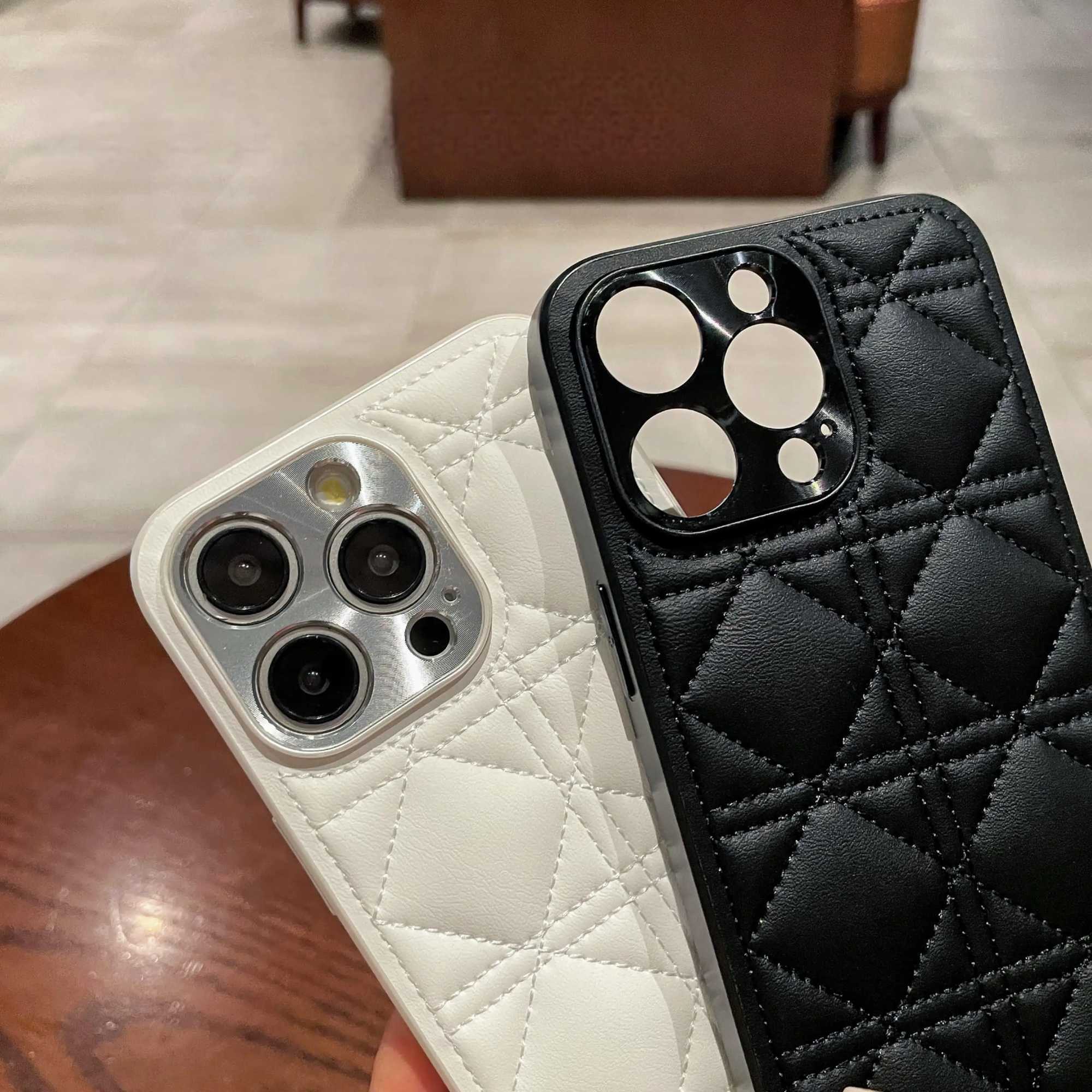 Ultra-Luxury Leather Phone Case For Iphone 14 13 12 Pro Max Anti-drop And Shockproof Phone Case For Iphone 16 15 Plus Pro Max X250224