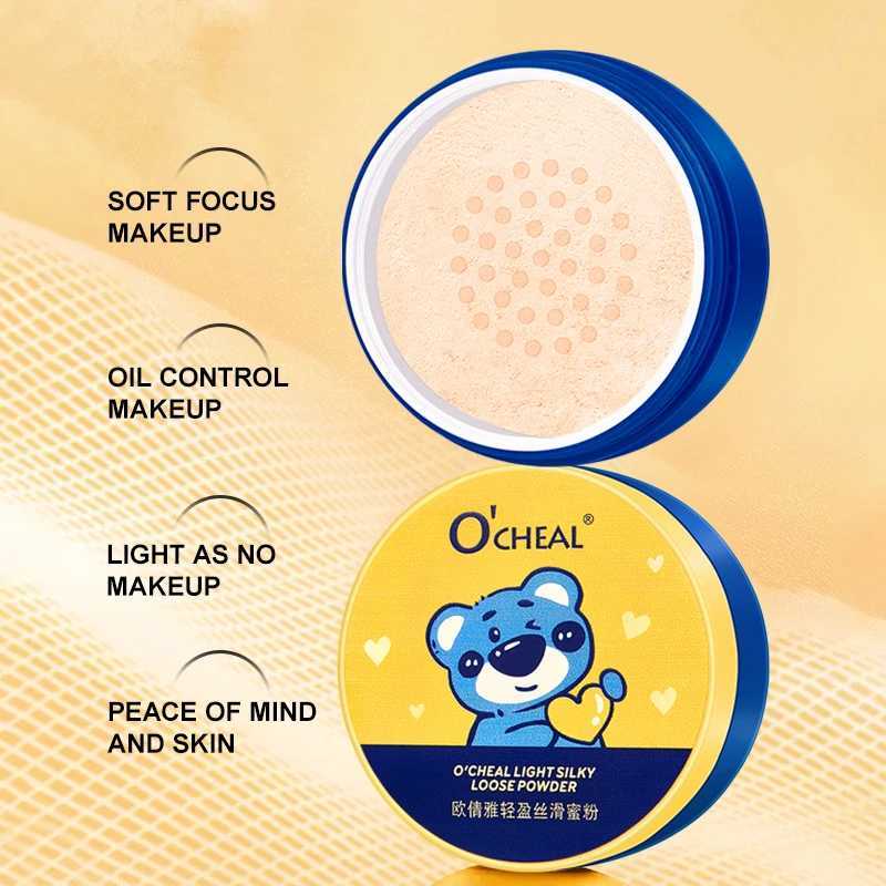 OCHEAL Whitening Facial Makeup With Waterproof Makeup Loose Setting Powder Evenly Applied Oil-Control Powder FoundationXJ250224
