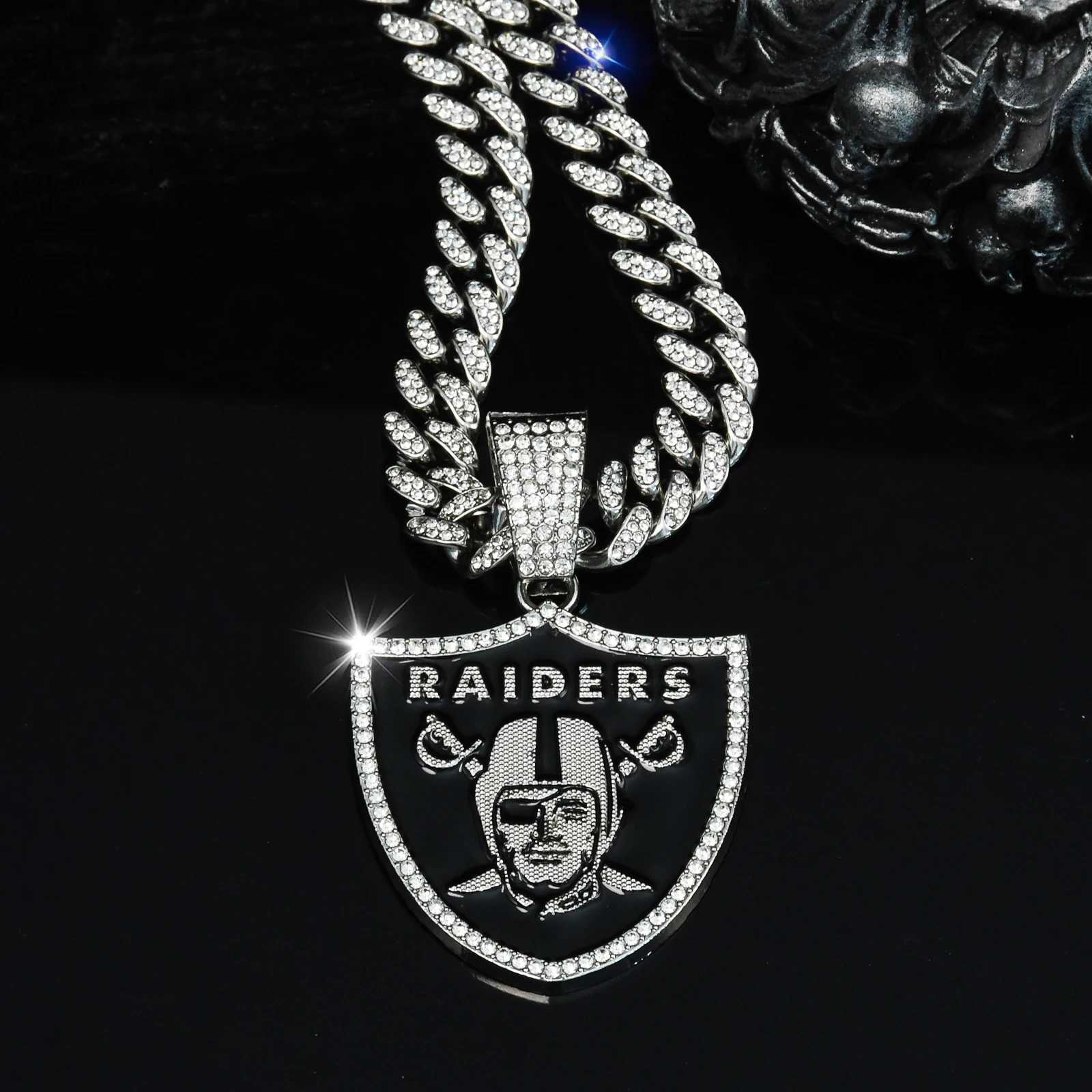 Fashion Sport Team Pendant New Shiny Cuban Chain 20in Necklace Perfect for Gem Party Gift X250224