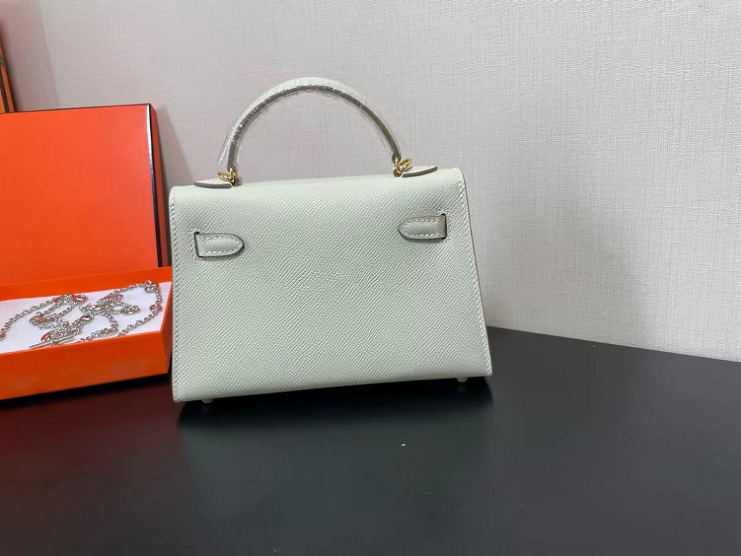 10A quality women purse Designer bag 19CM mini clutch Tote Gold Silver metal Handmade calfskin Luxury Handbag classic fashion Epsom leather Crossbody 