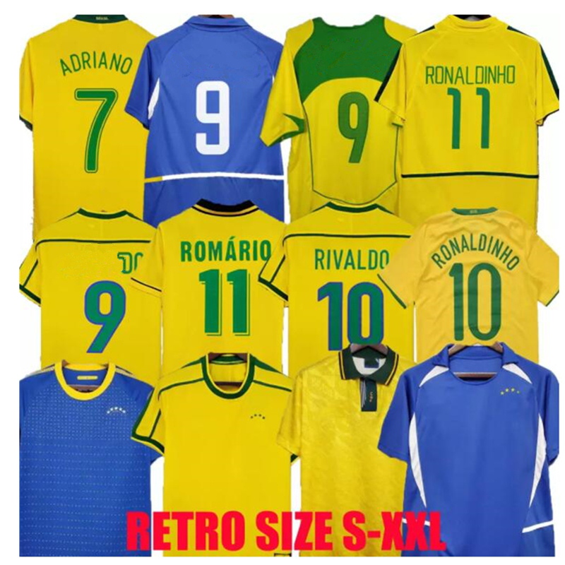 1970 1978 1998 retro PELE soccer jerseys 2002 Carlos Romario Ronaldinho shirts 2004 1994 2006 RIVALDO ADRIANO KAKA 1988 2000 2010 57