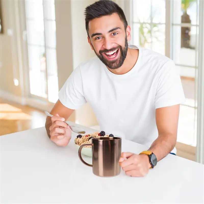 Moscow Glasses Goblet Mug Martini Mule Copper Cocktail Whiskey Bar Beverage Beer Coffee Mug Flutes Cups GobletsC250224