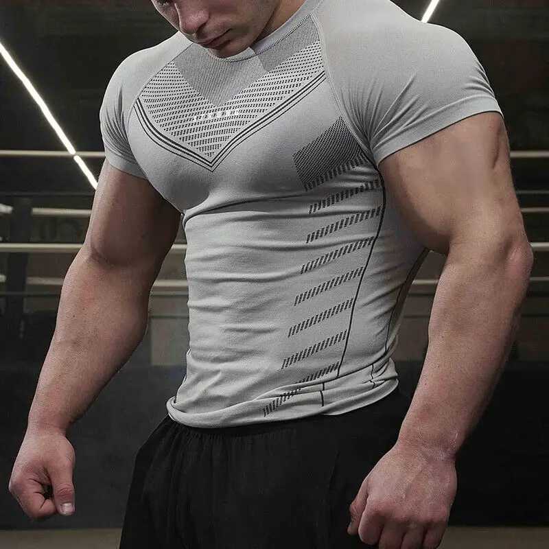 3D T Shirt For Men Fashion Regular Fit Sport Fitness Element Style Comfortable Material Crew Neck Short Sleeve Male y2k Clothing W250224