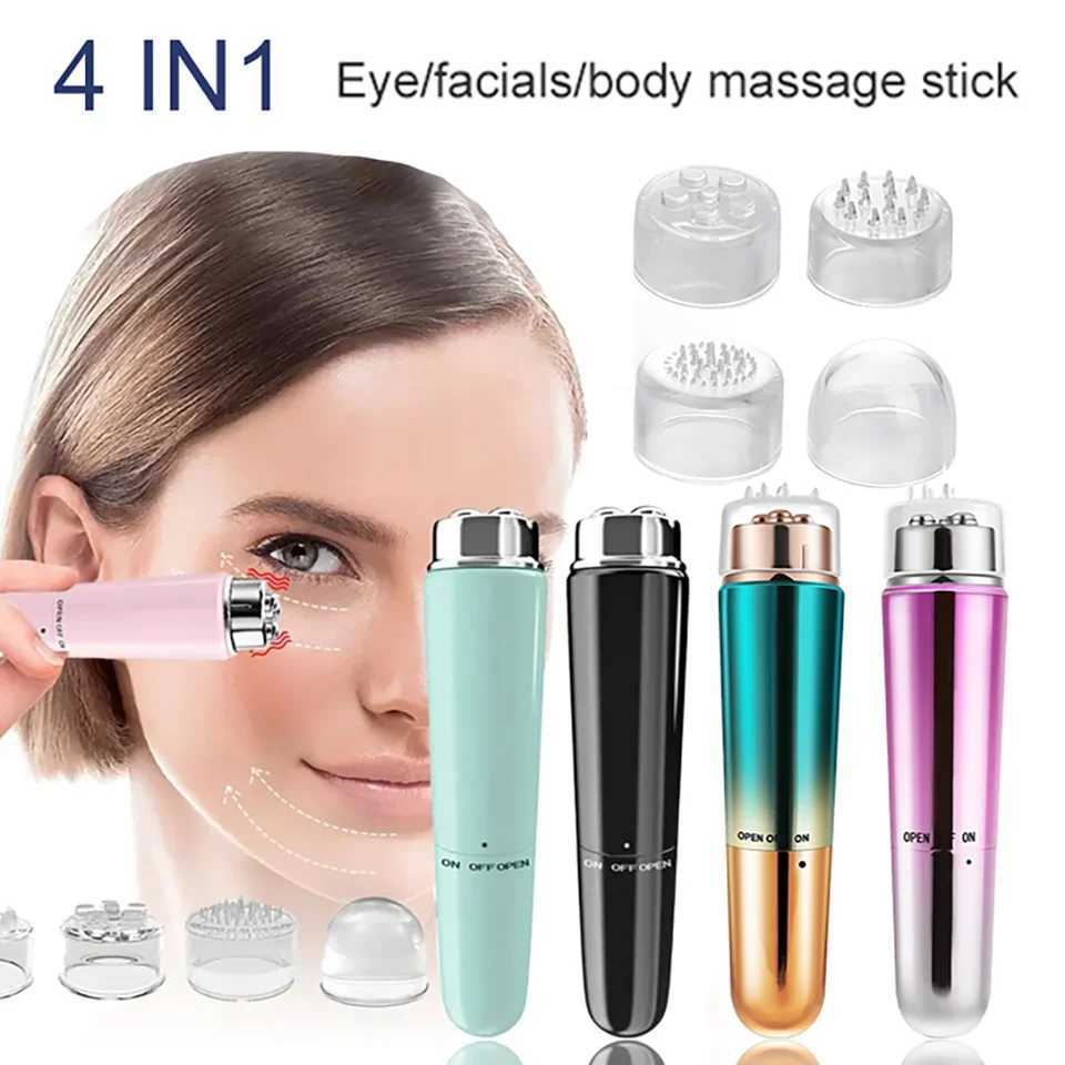 Electric Facial 4IN1 Massager Micro Vibration Eye Beauty Instrument Relax Eye Dark Circles Eye Bags Wrinkles Puffiness 2025 NEWXJ250224