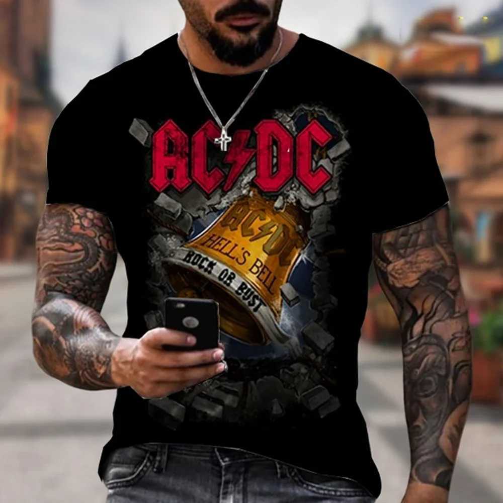 Summer Hip Hop 3D Short Sleeve Casual Comfortable T-shirt Personalized Fashion Trend Rock Music 3D Printed T-shirt W250224