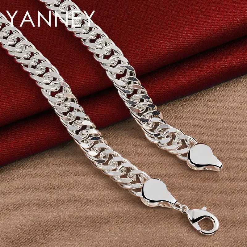 10MM 925 Sterling Silver 20/24 Inches Snake Chain Necklace For Men Wen Fashion Hip Hop Charm Gift Jewelry Wedding X250224