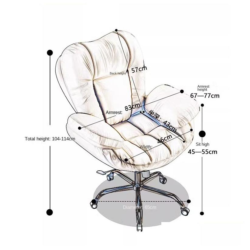 Other Furniture Lazy Silla Game Sofa Chair Office Home Study Bedroom Lifting Rotating Adjustable Widened Cushion With Foot Rest Drop D Otcvg