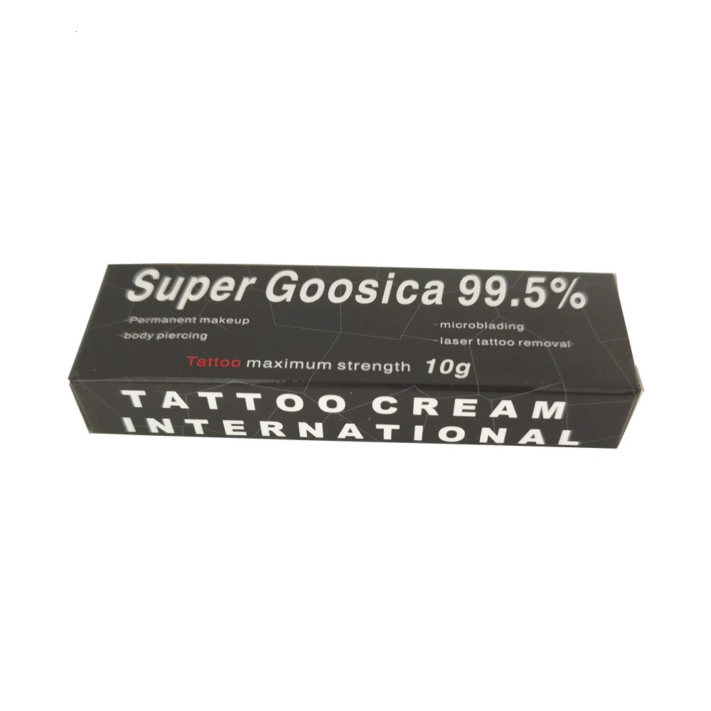 99.5% Super Gooscia Tattoo Cream Before Permanent Makeup Microblading Piercing Eyebrow Lips Body Beauty 10g Tattoo accessories 250220