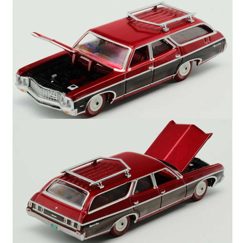 1 64 Johnny Lighing Auto World Diecast Alloy Car Hidden Version Pot Truck Chevy Kingswood Estate Pontiac Tanker Model Free shipping