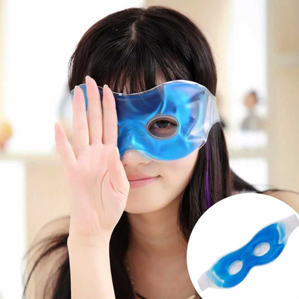 Gel Eye Mask Warm Hot Ice Cooling Relieve Eye Fatigue Eliminate Dark Circles Gel Eye Mask Ice Bag Reusable For Good SleepXJ250224