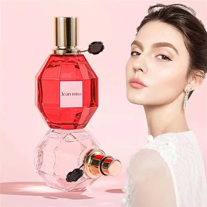 Rose Ruby Floral Perfume Lasting Fragrance Eau De Parfum Women Charming Scent Pheromone Blooming Cologne Balminess Body Spray W250224