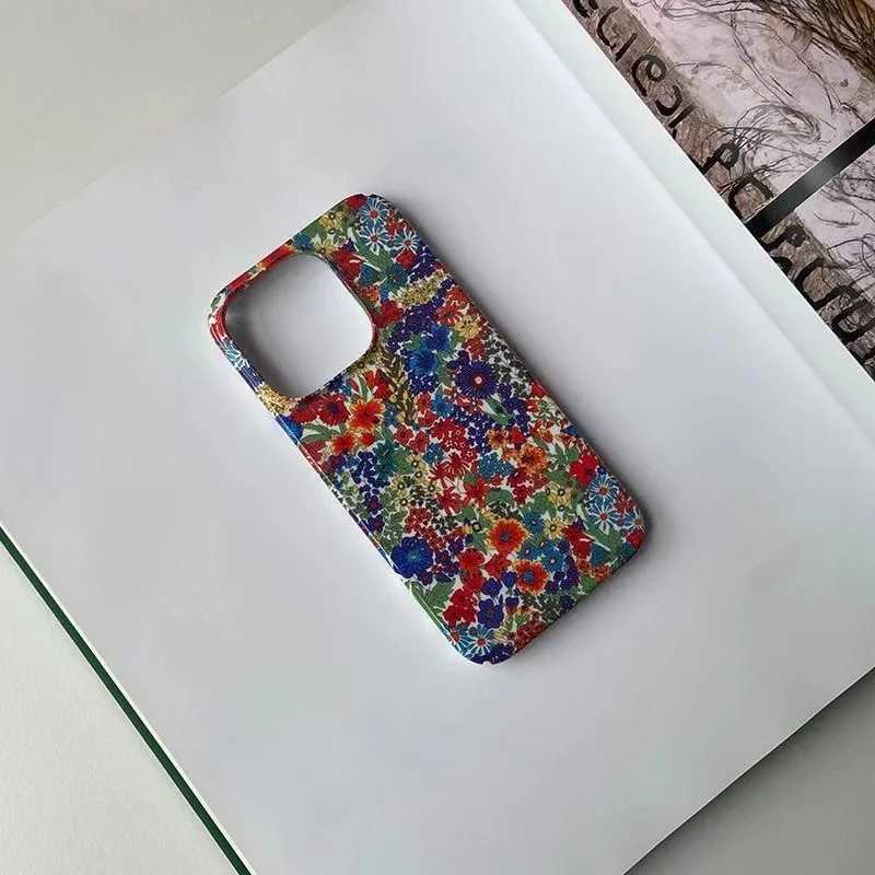 Summer Cute Flowers Floral Phone Case for iPhone 16 15 14 13 12 11 Pro Max XS XR XSMax 6 7 8 Plus Glossy HD Hard PC Cover X250224