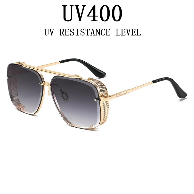 Steampunk Vintage Sunglasses For Men Punk Sunglasses Women Retro Square Sonnenbrille Fashion Glasses Gafas De Sol Lentes 250218