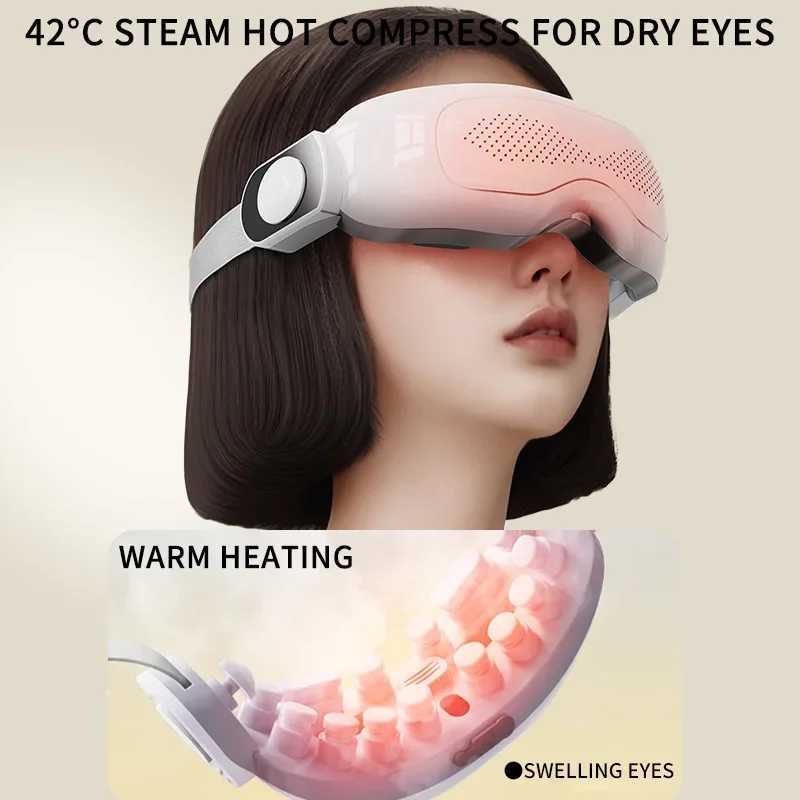 Eye Massage Instrument Vibration Heating Eye Massage Instrument Relieve Eye Fatigue Atomization Sleep Eye Care Beauty HealthXJ250224