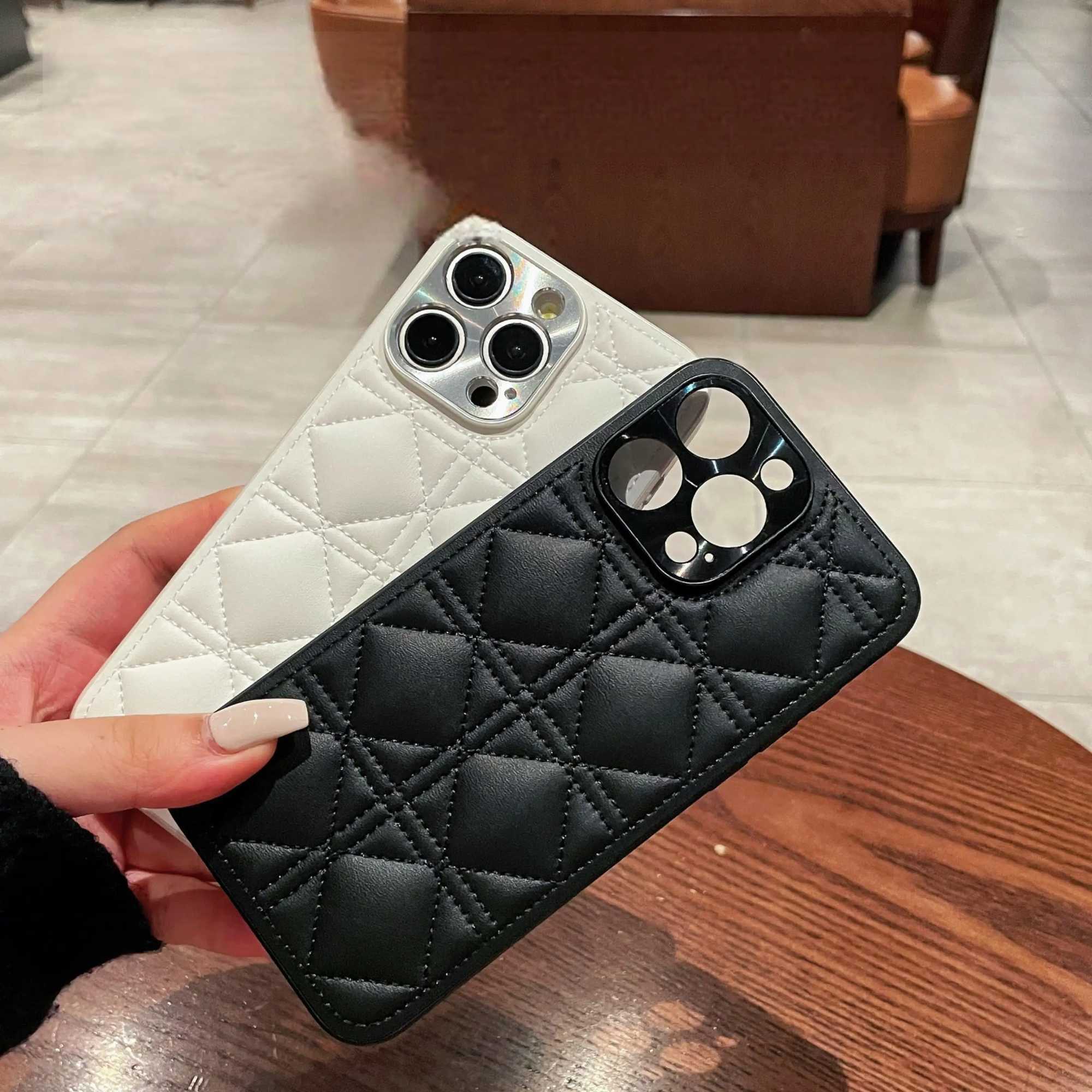 Ultra-Luxury Leather Phone Case For Iphone 14 13 12 Pro Max Anti-drop And Shockproof Phone Case For Iphone 16 15 Plus Pro Max X250224