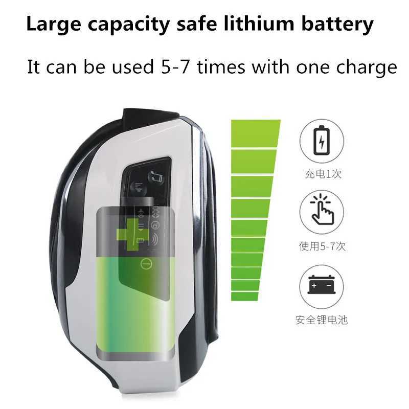 Rechargeable eye massager with vibration air pressure heating massage relaxation fatigue pressure Bluetooth glasses eye massage machineXJ250224