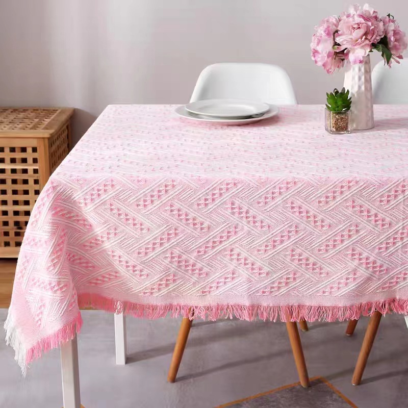 Tablecloth White Thickened Dormitory Dressing Table Dust-proof Photography Background Cloth Picnic Table Mat