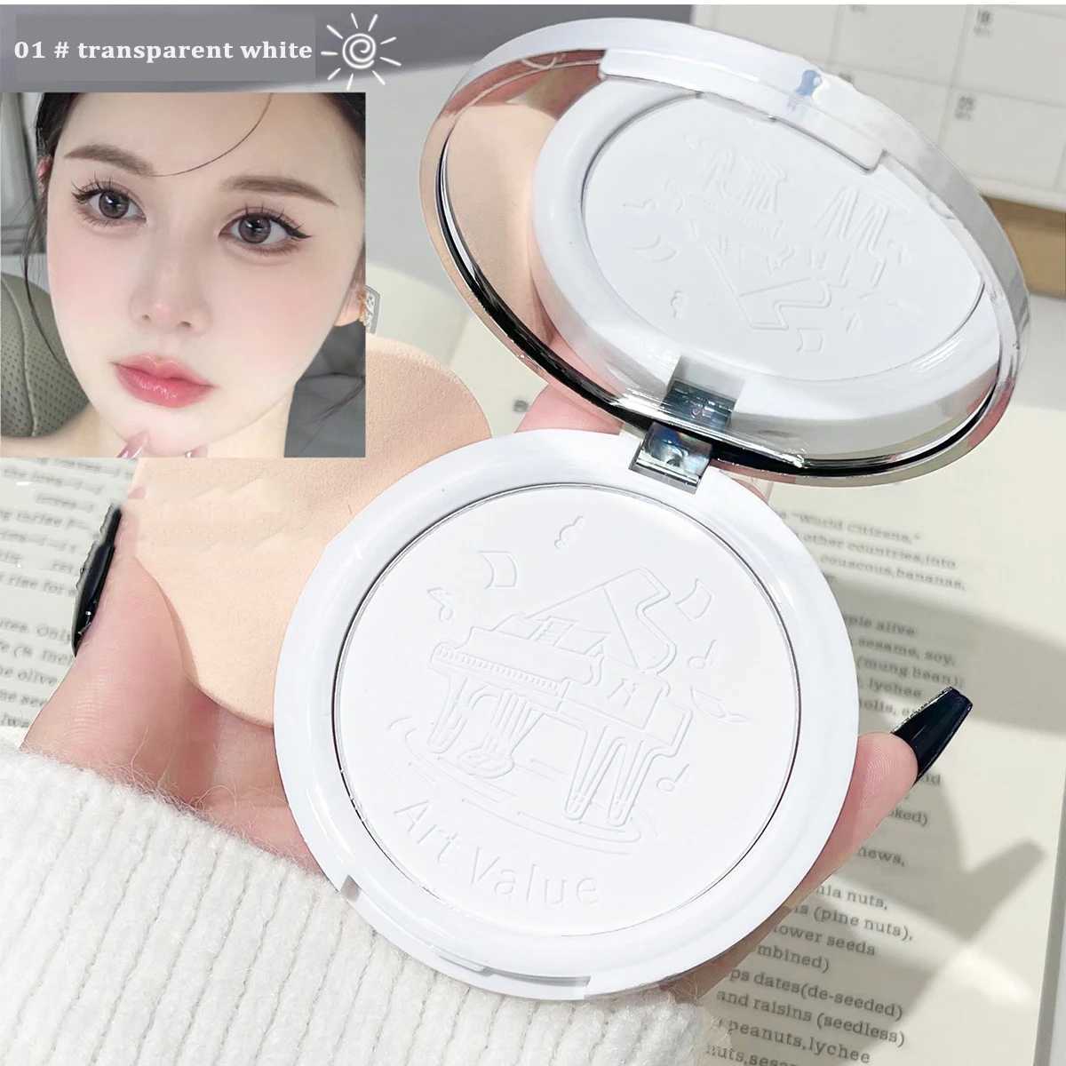 Facial Painting Transparent White Silk Set Matte Finish Oil Control Waterproof Soft Focus Effect Facial PaintingXJ250224