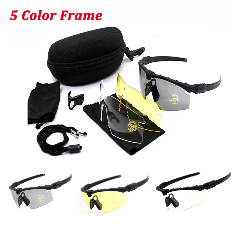 Outdoor UV400 sports sunglasses military tactical glasses military hunting polarized goggles air gun shooting goggles 250221