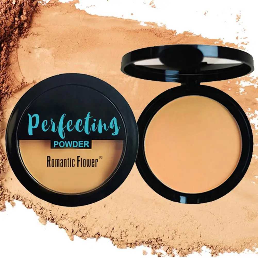 Dark Matte Setting Powder Invisible Matte Poreless Pressed Face Powder Makeup Lightweight Breathable Oil Control Deep ConcealerXJ250224