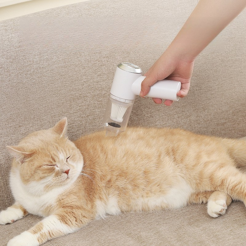 Portable wireless electric hair - sucking high - tech, exclusive mini all - in - one machine for pets, easily handles the hair cleaning of cats and do