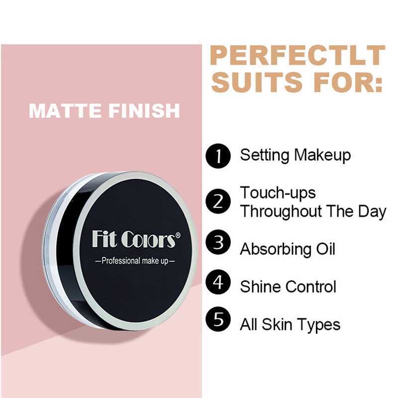 4-color loose powder makeup concealer facial powder oil control durable waterproof matte transparent powder makeupXJ250224