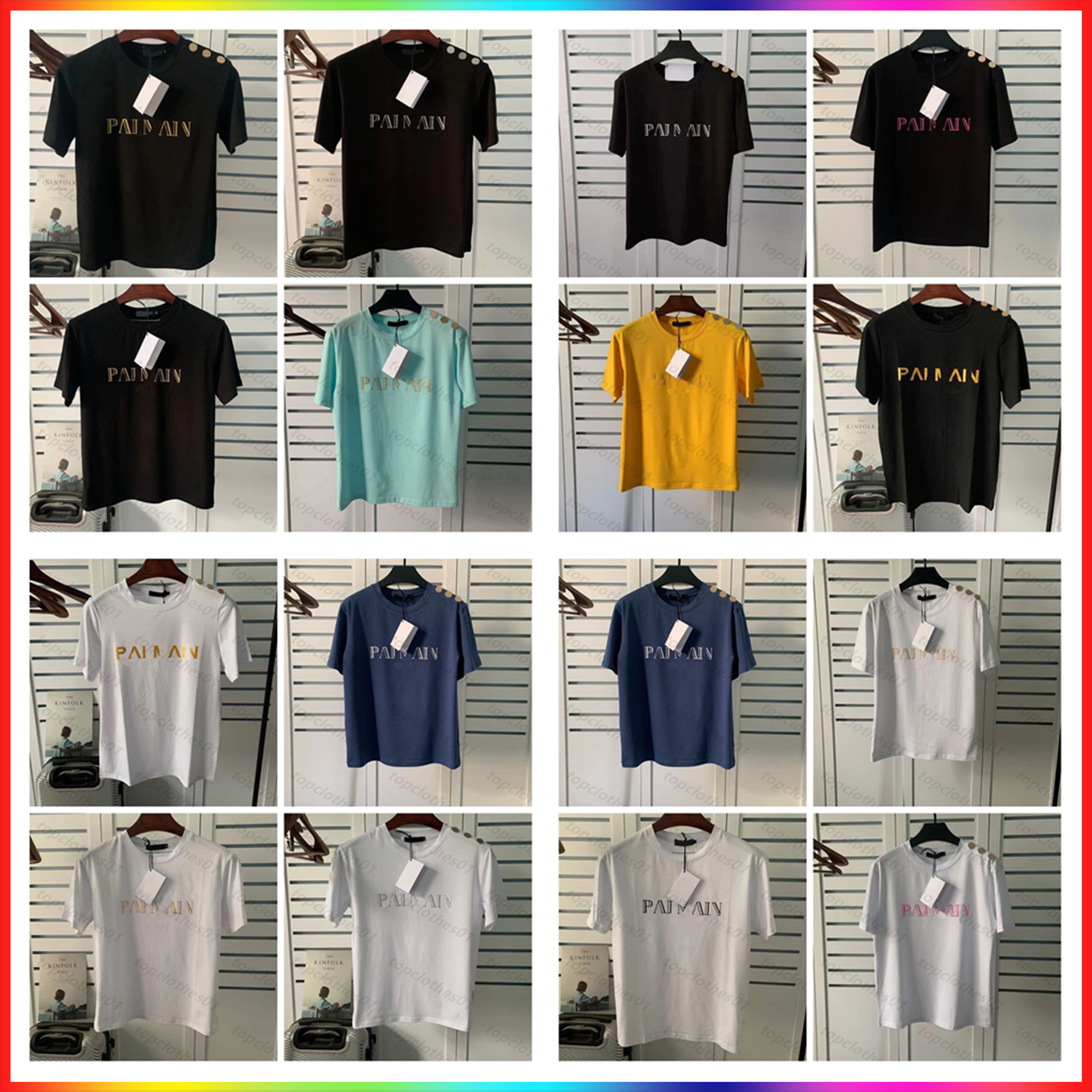 5A Designer Mens T Shirt Women's T-shirt Harajuku Y2k Men O Neck Fashion Short Sleeve Luxury Vintage Tees 2025 Summer Trendy Streetwear For Male Printed Tee shirts