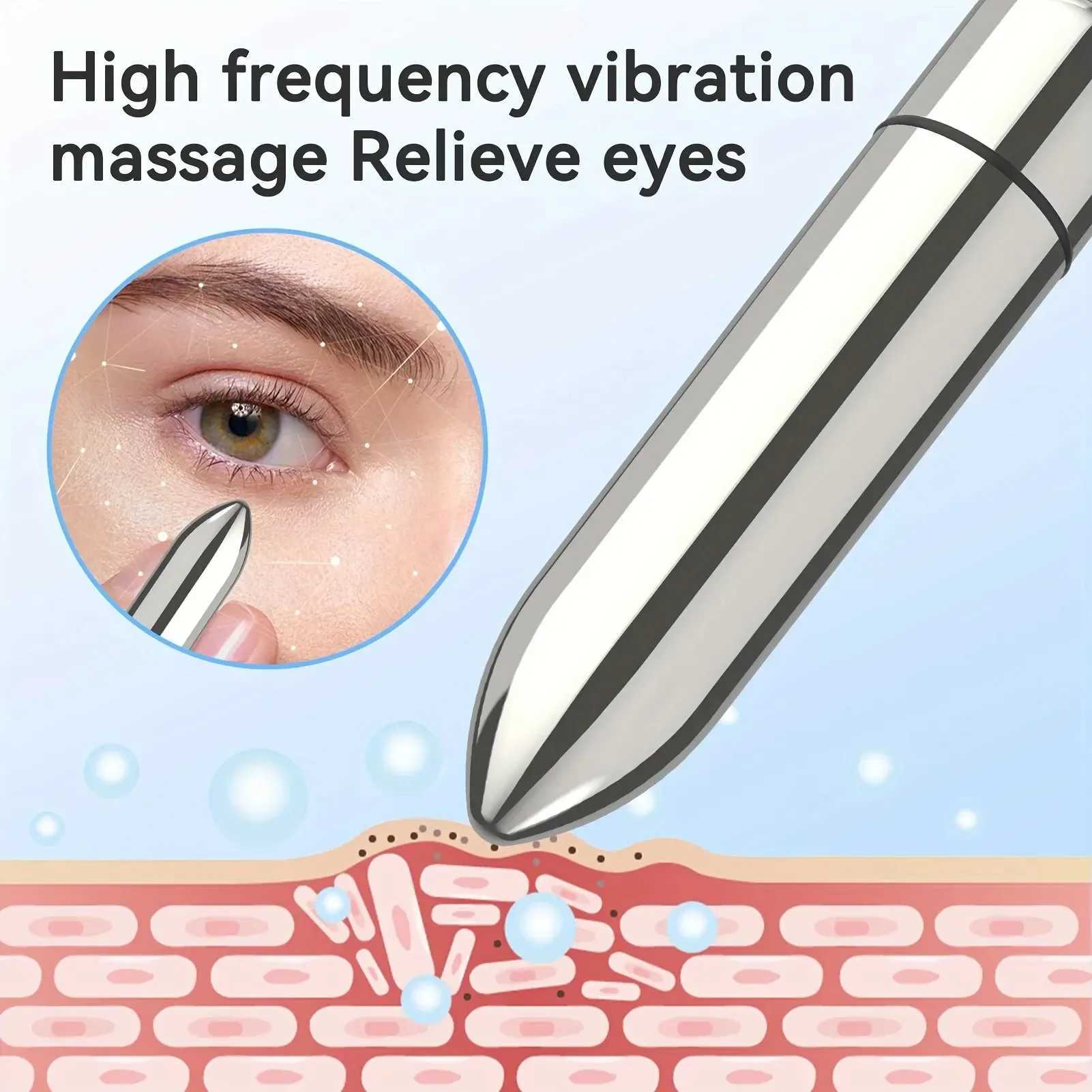1 mini vibrating massager face and eye massager treatment to promote the absorption of portable lotion suitable for home and travel beauty toolsXJ2502