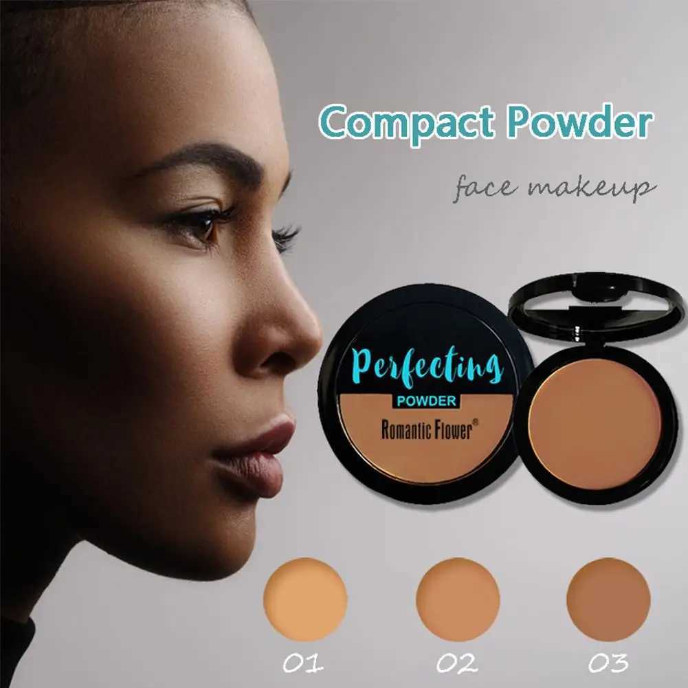 Dark Matte Setting Powder Invisible Matte Poreless Pressed Face Powder Makeup Lightweight Breathable Oil Control Deep ConcealerXJ250224