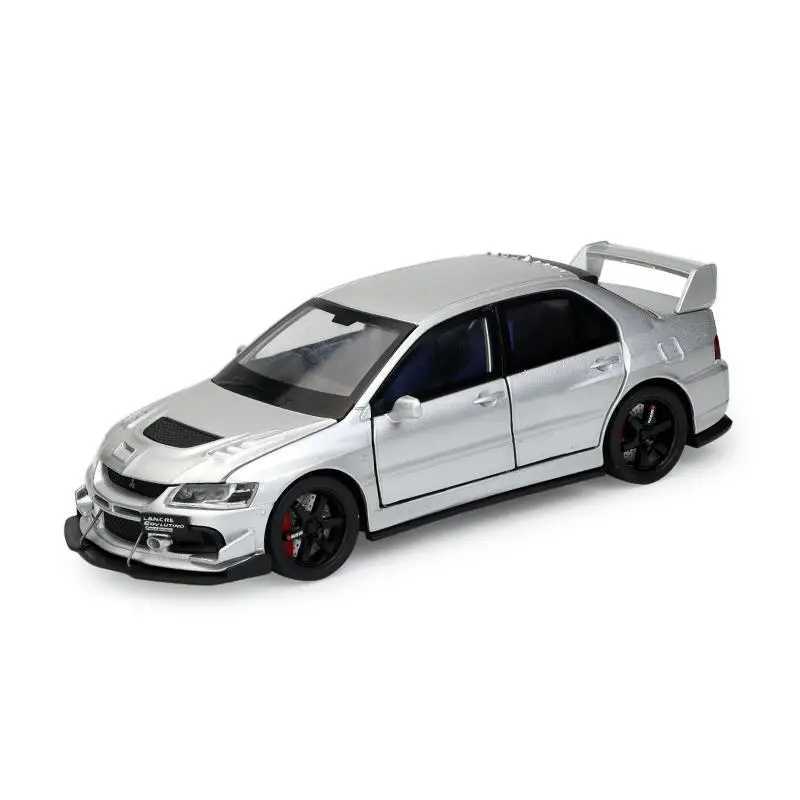 1 32 JDM Mitsubishi Lancer Evolution Alloy Model Toy Diecasts Metal Casting Sound and Light Car Toys For Children Vehicle Free shipping