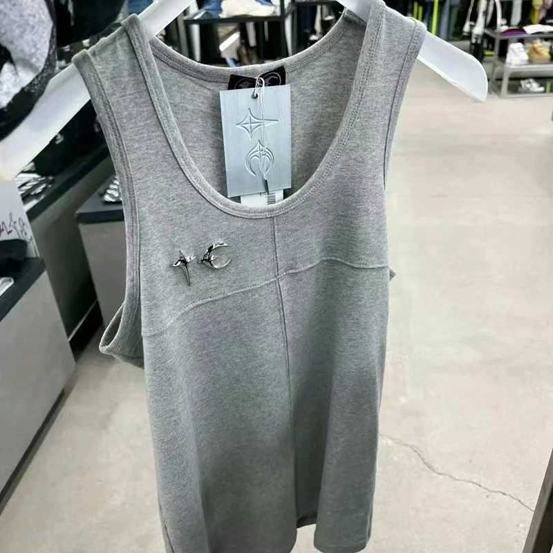 Men's Tank Tops Retro Solid Color Thug Club Vest Metal Star Moon Simple Design Summer Leisure Breathable THUG CLUB Tank Tops z250223