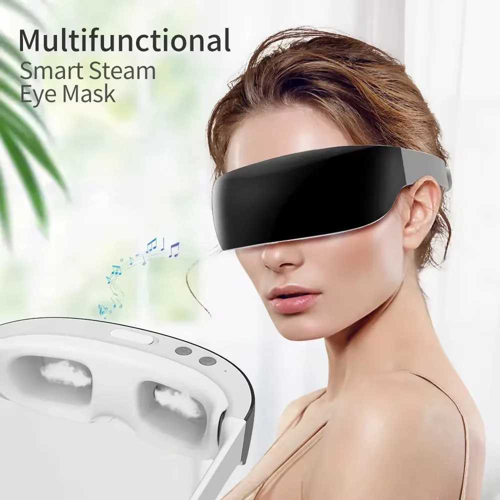 Steam Eye Massager facial mask Hot Spa Steam Eye Massager Acquire Heating Fatigue Dry Eye Atomization Massage GlassesXJ250224