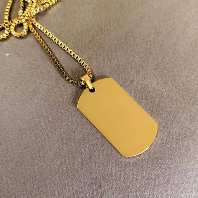 New stainless steel cross pendant necklace mens gold colored jewelry necklace gift 2025 X250224