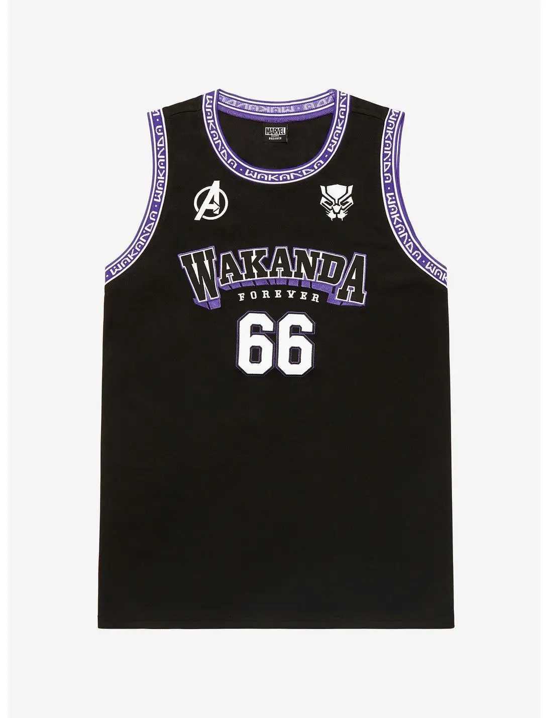 Men's Tank Tops Exclusive Limited Edition Americas Co-branded Black Panther Wakanda Forever Basketball Jersey Unisex Quick-drying Top z250223