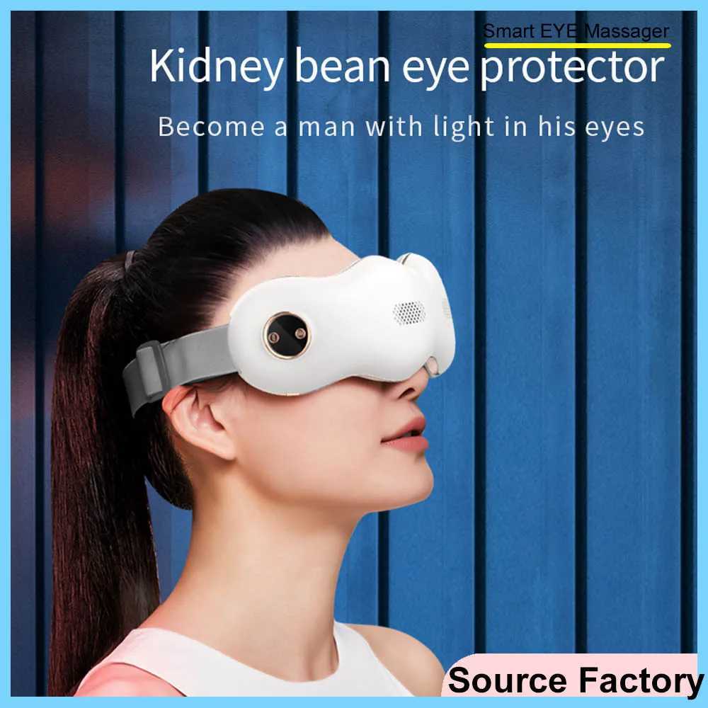 3D Electric Eye Massager Airbag Vibration Eye Care Massage instrument Bluetooth Music Foldable Heating Eye Massager Sleep MaskXJ250224