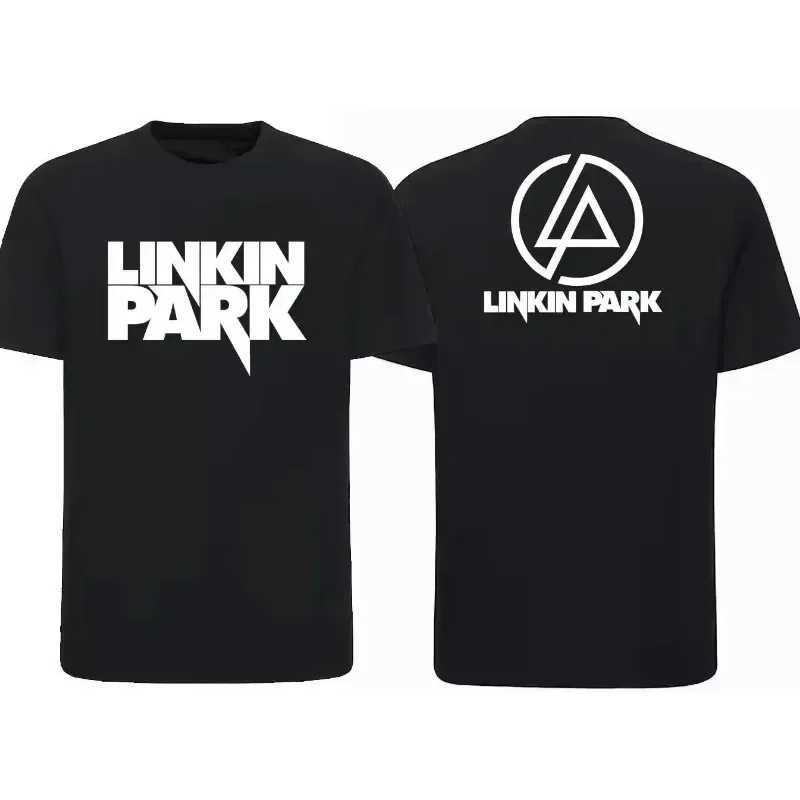 2024 Mens Pure Cotton T-shirt Linkin Subverts The End Flag Evolutionary Theory Park 1080p Printed Womens Black Nostalgic TeeT250224