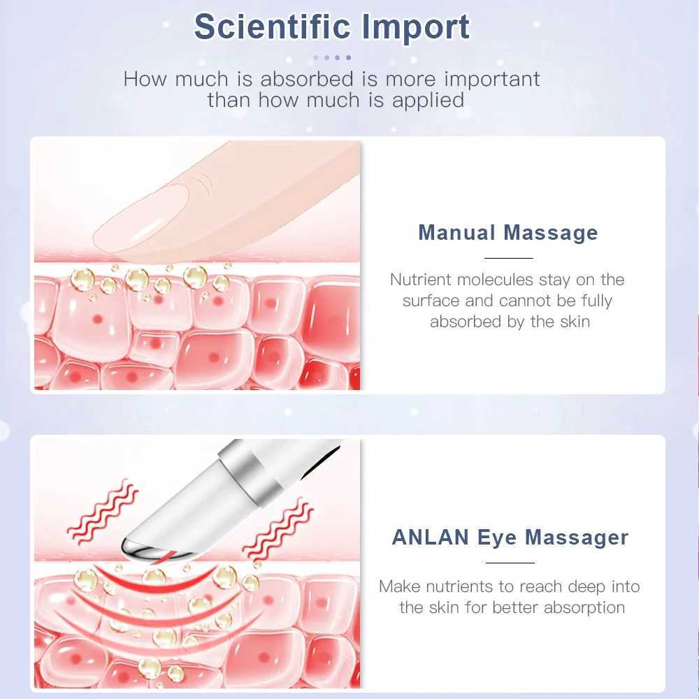 Electric Eye Massager EMS Microcurrent Eye Care Remove Dark Circles Eye Bags Vibration Hot Massage Relax Eye Massage InstrumentXJ250224
