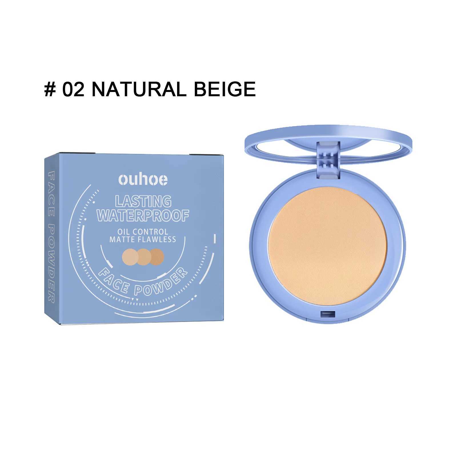 Facial Relaxation Powder Base 3-Color Matte Flat Oil Control Durable Waterproof Makeup Facial Best Set PowderXJ250224