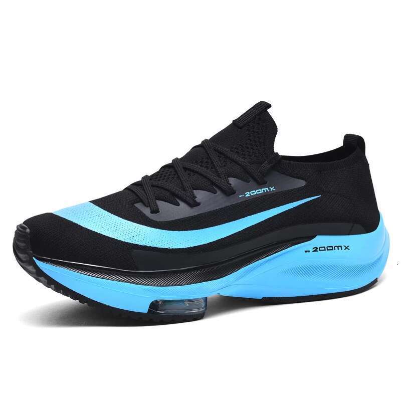 New Couple Running Mesh Brea thable C omfo rtable Flat Casual Walk ing Shoes Lace-up Trendy Outdoor Sneakers M en Women